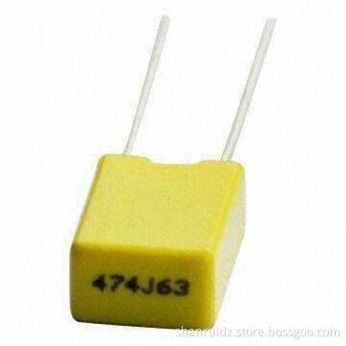 Micro-miniature Metalized Polyester Film Capacitor with Great Specific Volume